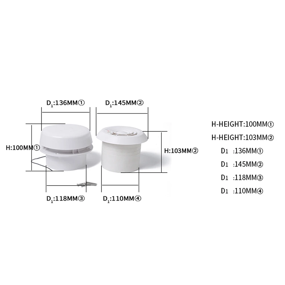 60CFM караван крыши ABS RV автодома Вытяжной Вентилятор Mute 12V охлаждения потолочное крепление прицепа вентиляции эффективная простая установка