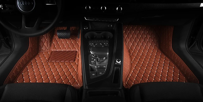 Кожаные автомобильные коврики для audi a5 2007- 2013 2012 2011 2010 2009 2008 аксессуары