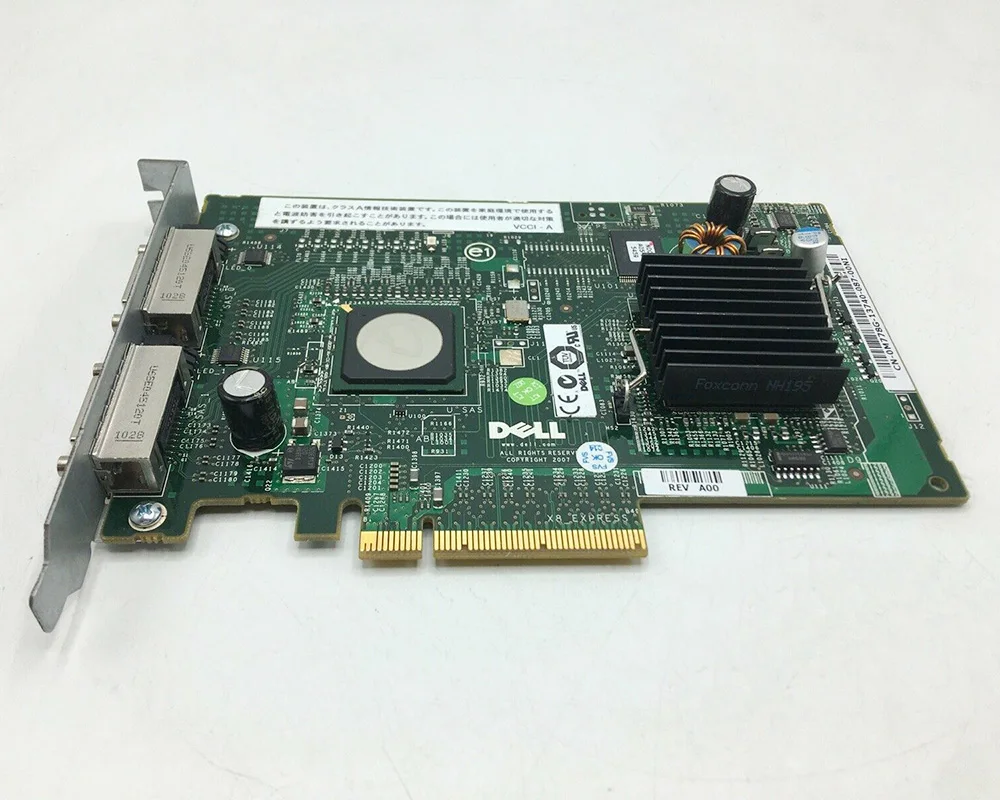 Вытянутый M778G FD467 PERC 5/E PCIe HBA SAS двухканальный Raid-контроллер для MD3000 | Компьютеры и