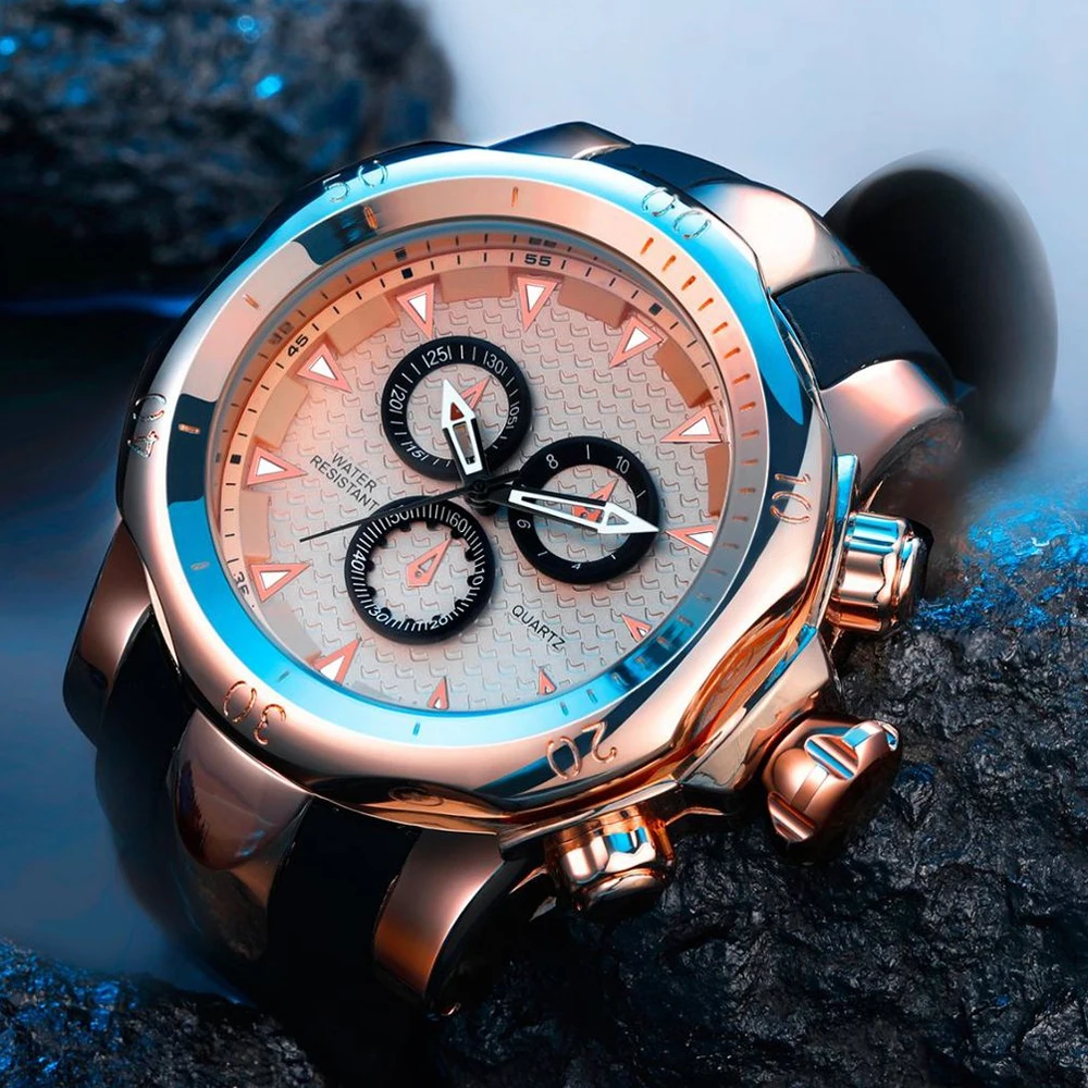 

Hot Silicone Blet Casual Sport Watches Men 3D Big Face Quartzwatch Luxury Brand Military Wrist Watch relogios masculino 2020