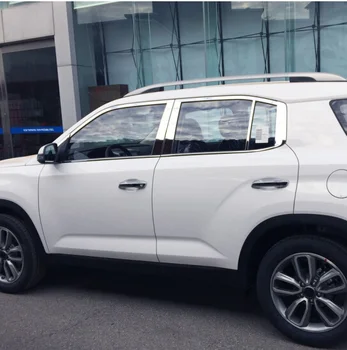 

Auto Car-styling Stainless Steel Car Garnish Pillar Window Middle Strip Trim Frame for Hyundai IX35 2018 2019 2020