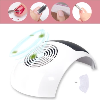 

Nail Vacuum Cleaner for Manicure Machine Suction Nail Dust Collector Nail Fan for Dust Collecting 80W Powerful Nail Cleaner