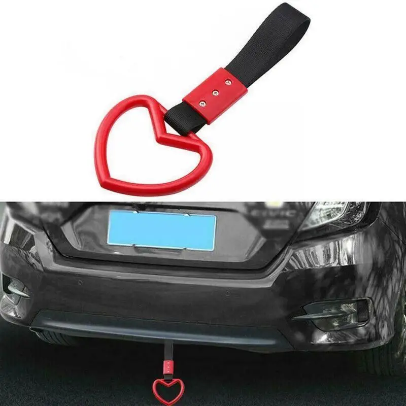 Auto Accessories Tsurikawa Heart JDM Train Bus Strap Plastic Charm Strap Handle Hand PVC Drift Drift P9I1