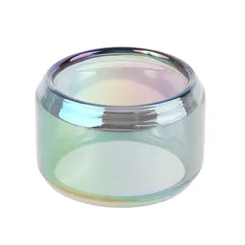 

Rainbow Color Pyrex Glass Tube Fatboy Version Glass Tank for Manta MTL RTA Tank