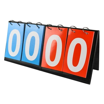 

4 Digital Team Sports Scoreboard Tabletop For Football Volleyball Basketball Competition