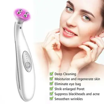 

RF&EMS Radio Mesotherapy Electroporation Face Beauty LED Photon Pen Frequency Face Remover Skin Wrinkle Rejuvenation Radio R1W3
