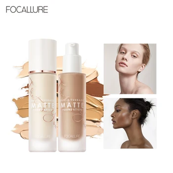 

Convermax Full Coverage Foundation Face Makeup 20 Colors Matte Oil Control Liquid Base Foundation Matte makeup