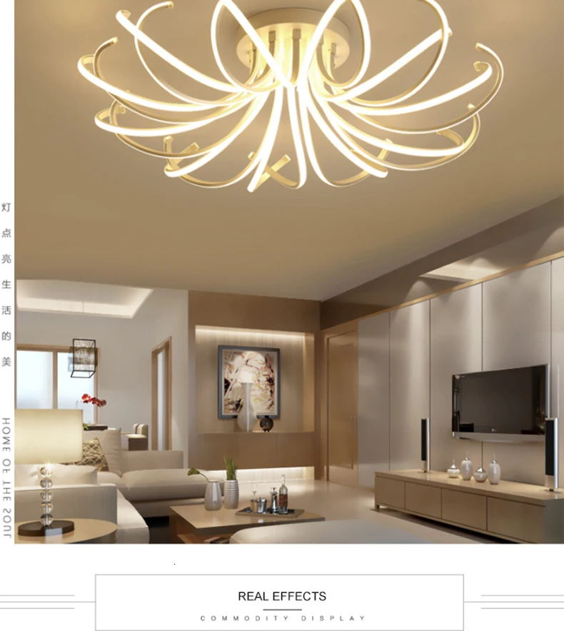 Новое поступление, современная светодиодная потолочная люстра для гостиной, спальни, столовой, кабинета, Алюминиевая СВЕТОДИОДНАЯ люстра, лампа, светильники