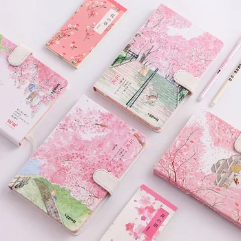 

Pink Kawaii Cute Bullet Journal Notebook Hardcover Diary Agenda Planner Note Book Korean School Daily Handbook D40