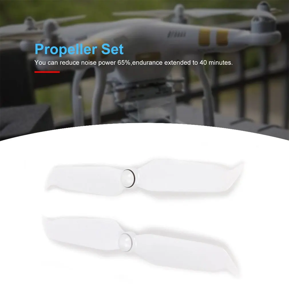 1 пара пропеллеров малошумный реквизит быстросъемное складное лезвие шумоподавление реквизит для DJI Phantom4 PRO аксессуар
