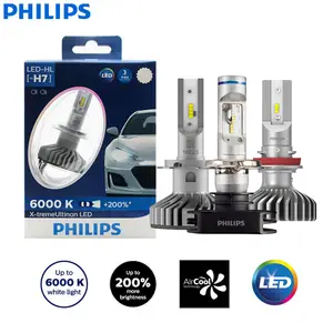 Philips X-treme Ultinon LED H7 12V 12985BWX2 6000K Bright Car LED Headlight  Auto HL Beam +200% More Bright Stylish (Twin Pack) - AliExpress