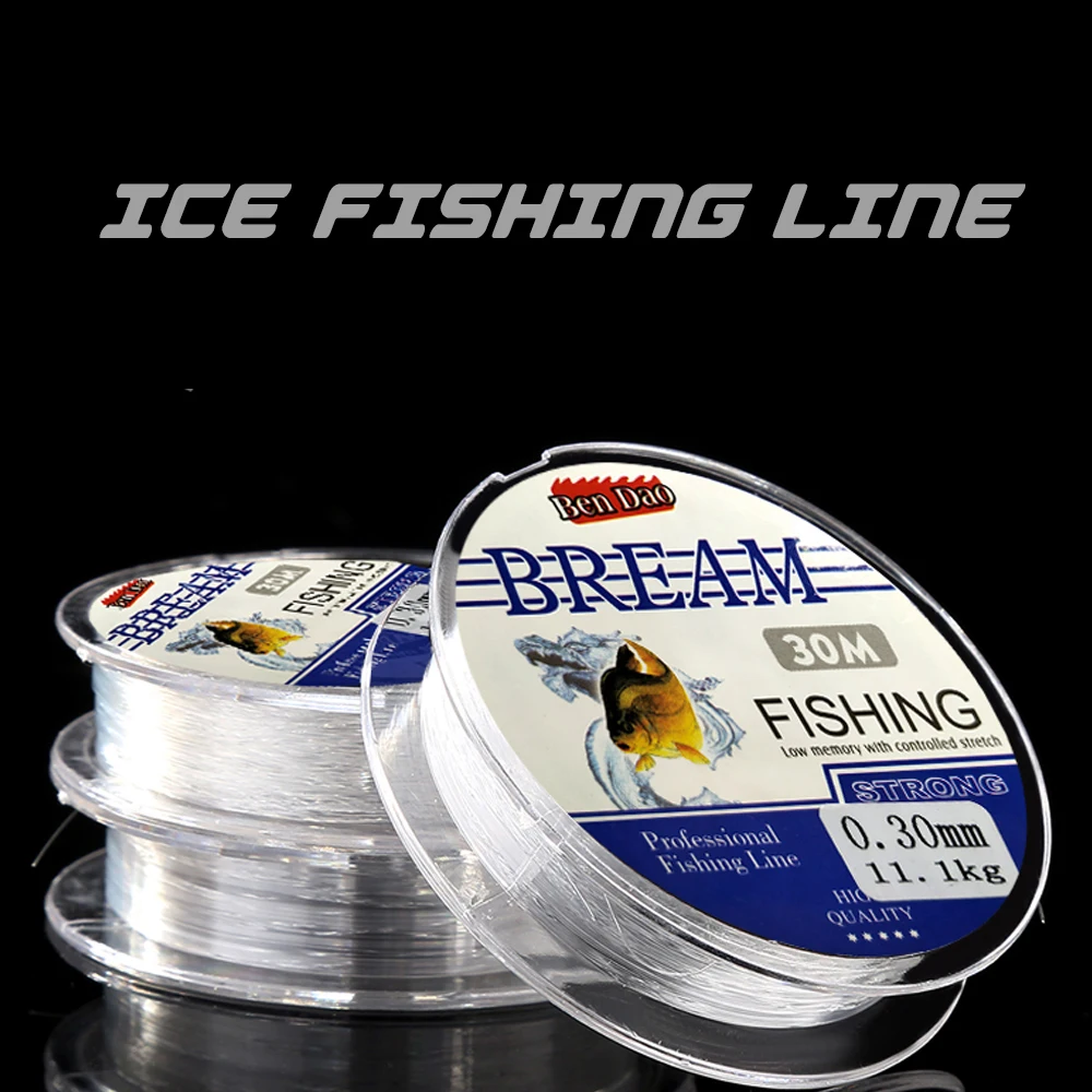 30M Bream Fishing Line Super Strong Monofilament Nylon Japan Material Saltwater Fishing-Line Low Memory Carp Line 0.08-0.30mm