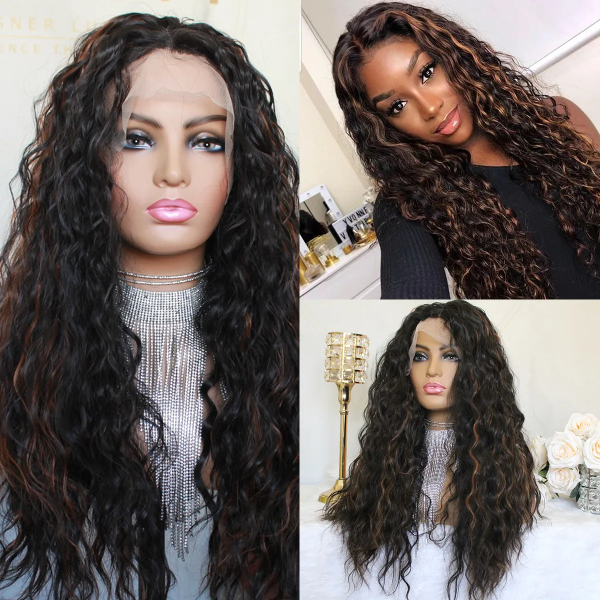 deep-wave-lace-front-wigs-22-highlight-blonde-curly-hair-for-women-synthetic-wig-middle-part-lace-wigs