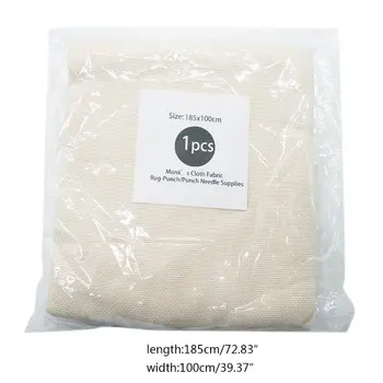 

Cotton Monks Cloth for DIY Embroidery Needlework Sewing Punch Needle Accessory PXPC