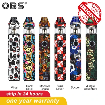 

Original OBS KFB2 AIO Starter Kit 2ml capacity with 1500mAh built-in battery vaoe 510 thread electronic cigarettes