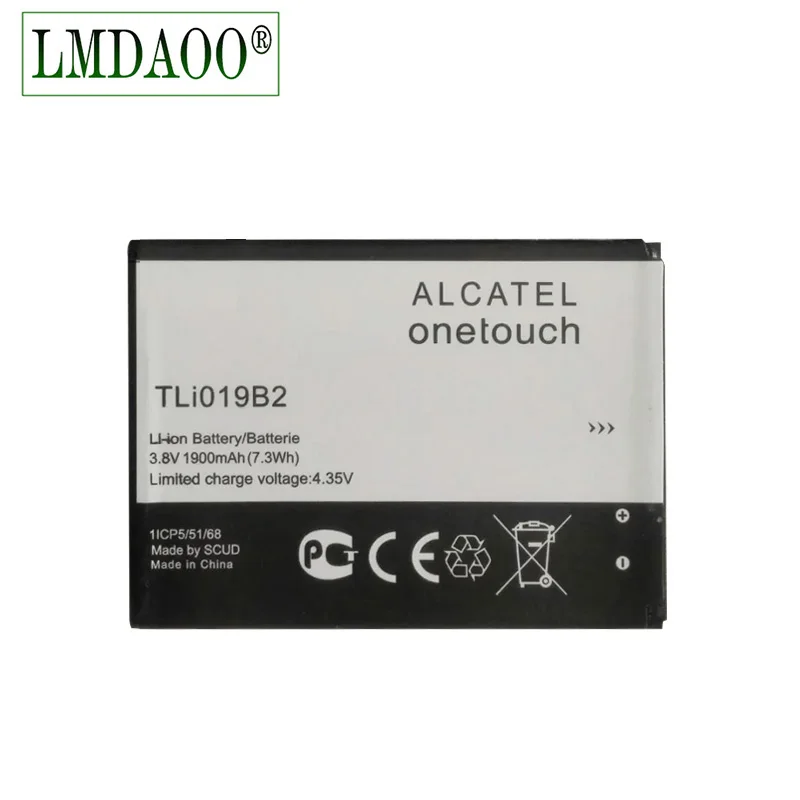 Аккумулятор TLI019B2 TLi019B1 1900 мАч для ALCATEL one touch POP C7 Двойная Батарея 7041D OT991 6010 992D 916D