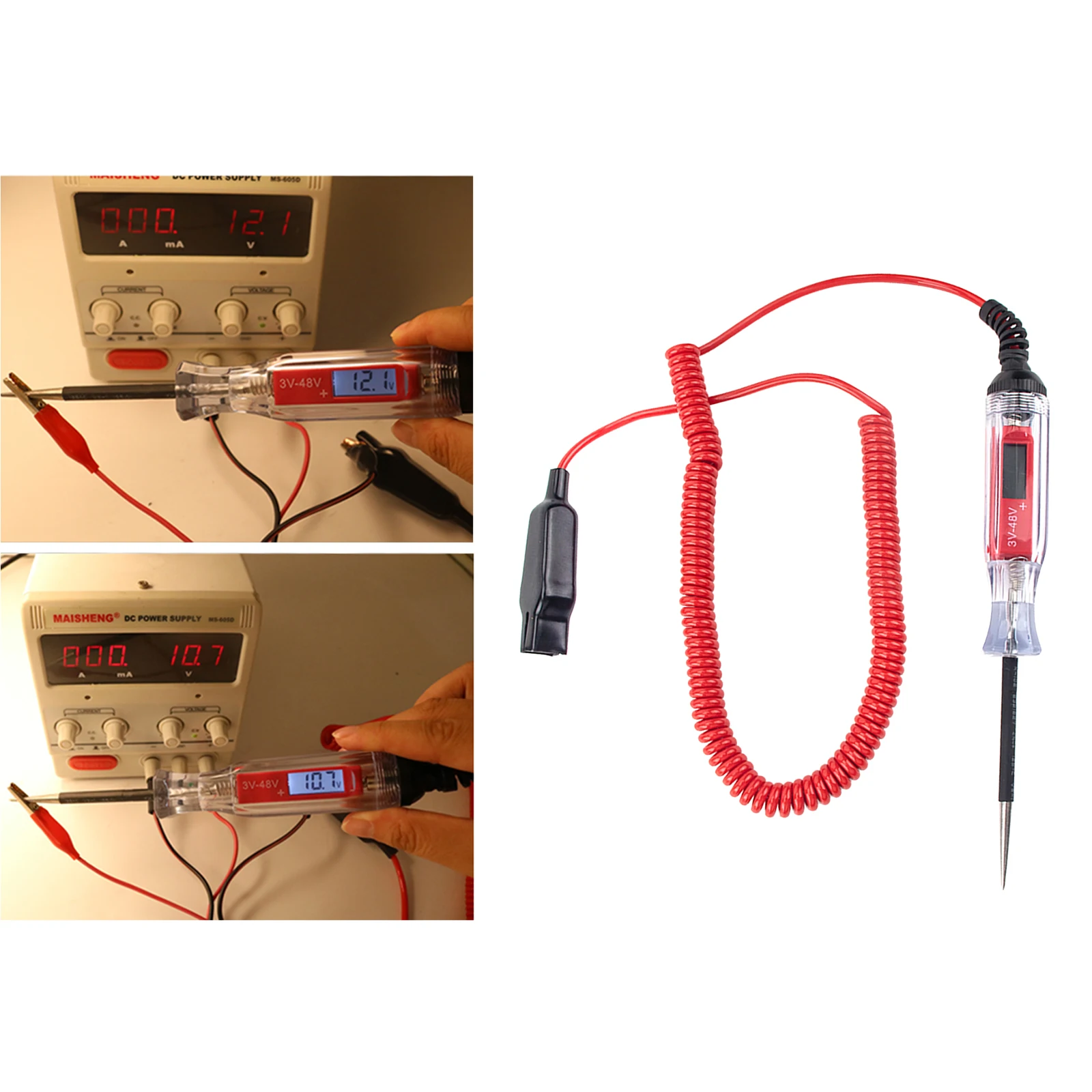 3-48V Auto Electric Circuit Tester Car Automotive with Stainless Probe