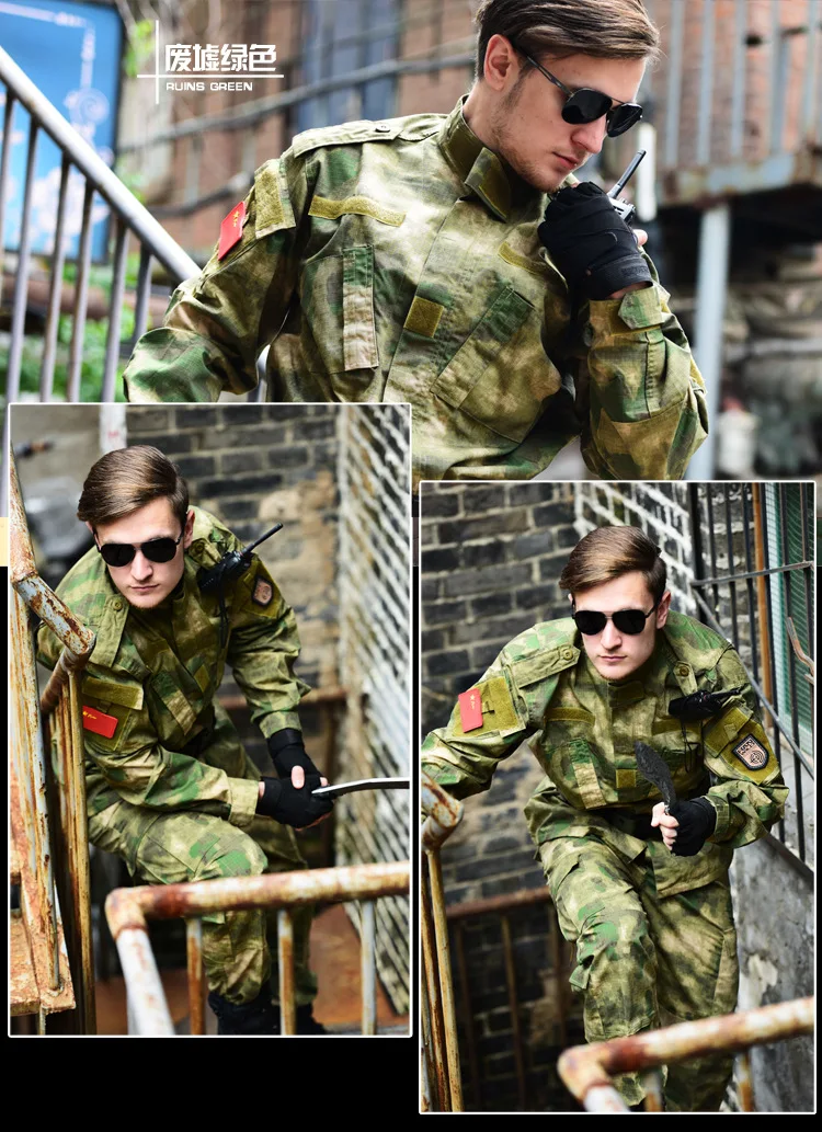 Мультикам Униформа ACU камуфляж костюмы для охоты Пейнтбол военная армейская тренировочная куртка+ брюки