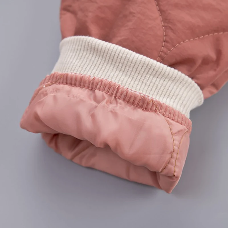 Детская одежда в Корейском стиле зимний утепленный хлопковый комплект для маленьких мальчиков и девочек пальто для малышей Топ+ штаны комплект детской одежды из 2 предметов