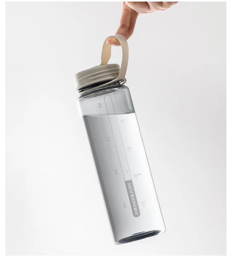 Zuo Dun Judy портативная бутылка Милая Студенческая стеклянная портативная водостойкая Спортивная бутылка противоскользящая Изолированная