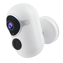 Caméra de Surveillance Wifi Portable 1080P, appareil intelligent sans fil à faible consommation, adapté pour l'intérieur et l'extérieur