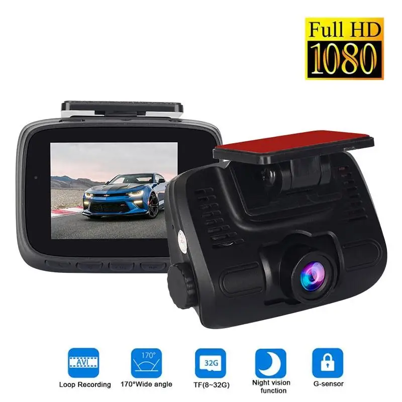 

2 Inches 1080P HD Car Dash Cam With High Quality Brand Chip DVR Camera 170 Degree Wide Angle Registrar Night Vision Car Dashcam
