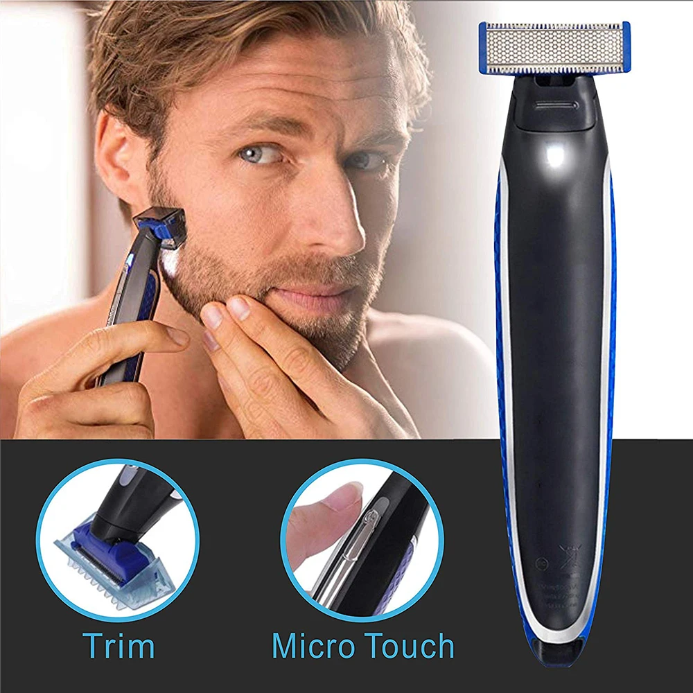 

OneBlade Face + Advanced Hybrid Electric Trimmer and Shaver Rechargeable Razor for Men