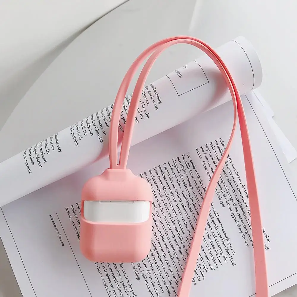 Розовый Чехол для AirPods новейший для бега спортивный защитный чехол для Air pods i12 i30 i7s i9s i11 Tws беспроводной чехол для наушников - Цвет: Розовый