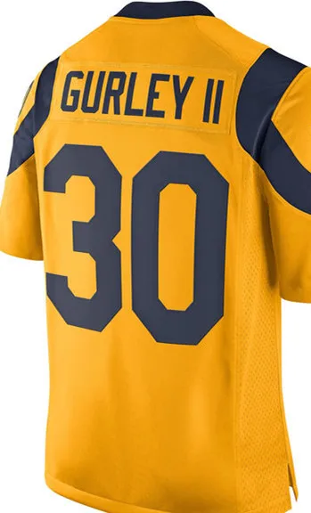 30 Todd Gurley II Джерси 16 Джаред Гофф 99 Аарон Дональд пар неосязаемый ограниченный пик сшитые майки - Цвет: Color Rush
