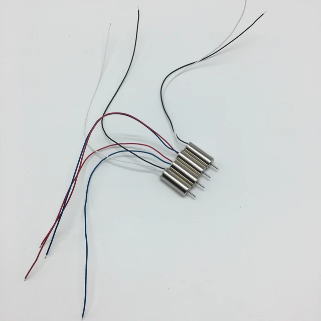 V8 Mini Drone RC Quadcopter Helicopter Spare Parts Accessories Propeller Blade Maple Leaf Engines Motors Set - White