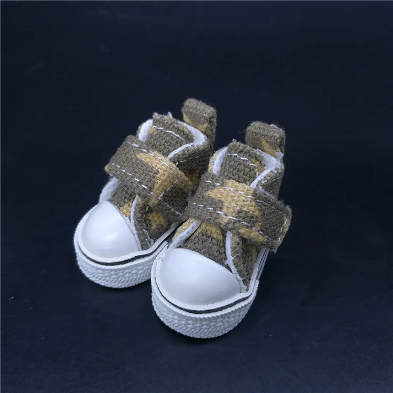 Тильда 3,5 см Blyth кукла обувь, в горошек стиль холст обувь для Blythe BJD кукла 1/6 для Корейская группа EXO плюшевые куклы 15 см кукольные игрушки