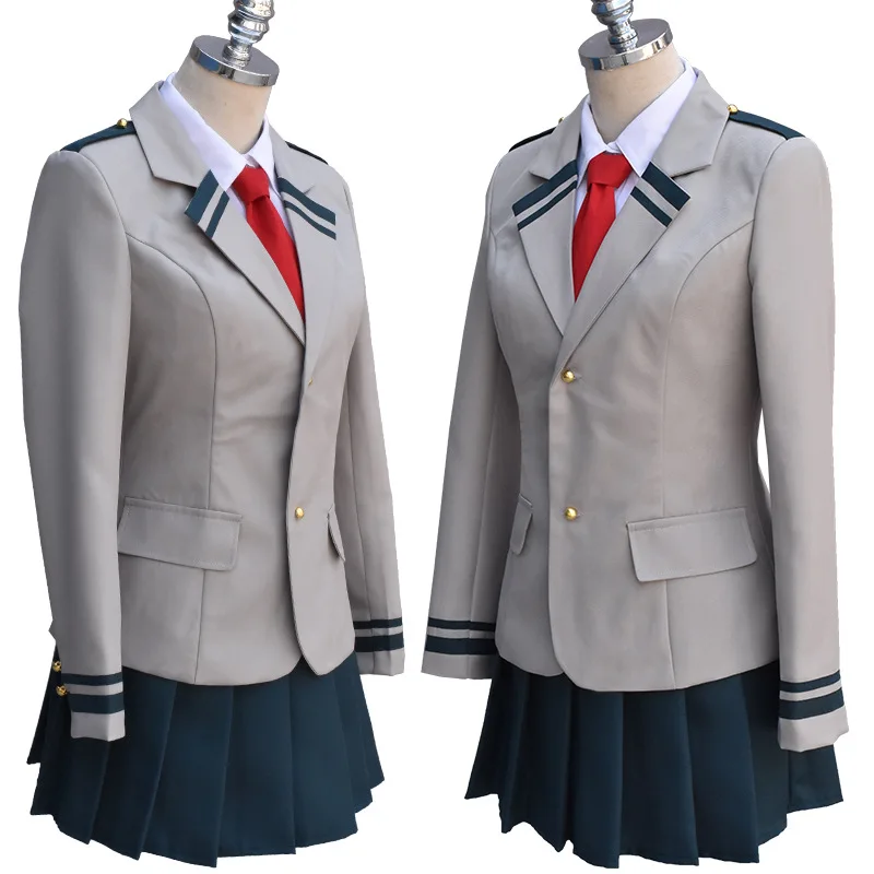 

Anime My Hero Academia Midoriya Izuku Cosplay Costume High School Student Uniform Halloween Party Costume