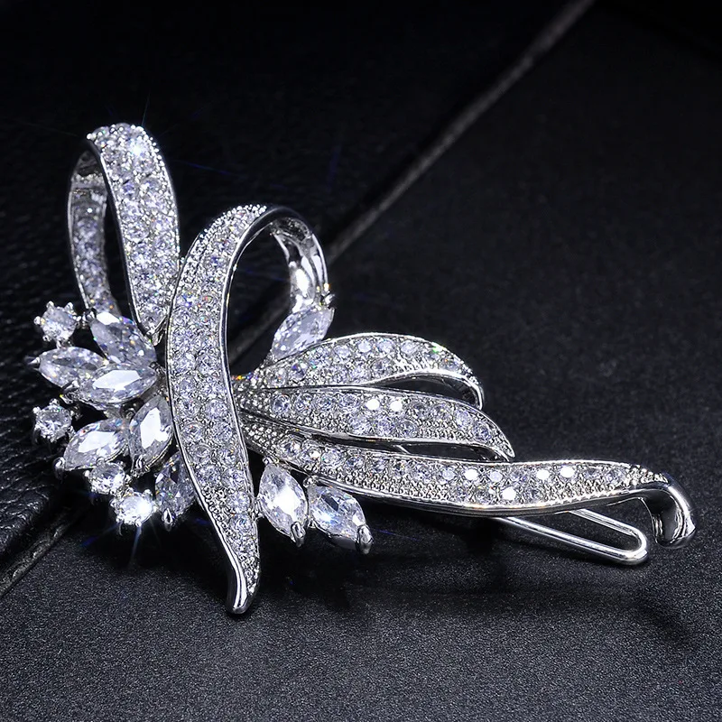 

2019 Coroa Tiara De Noiva Paragraphs With Han Edition Hot Temperament Zircon Hairpin Clip Female Character Joker Tire Wholesale