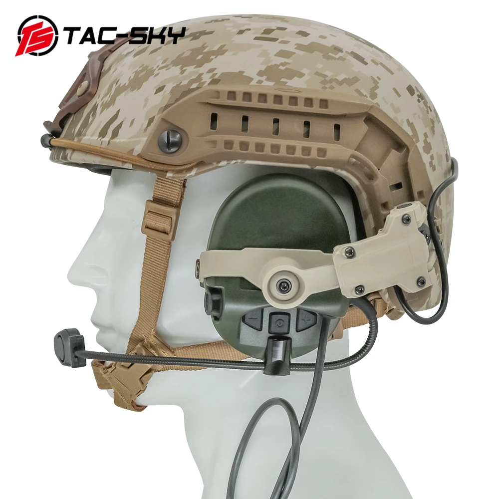 FASTヘルメット tac-sky sordin付き