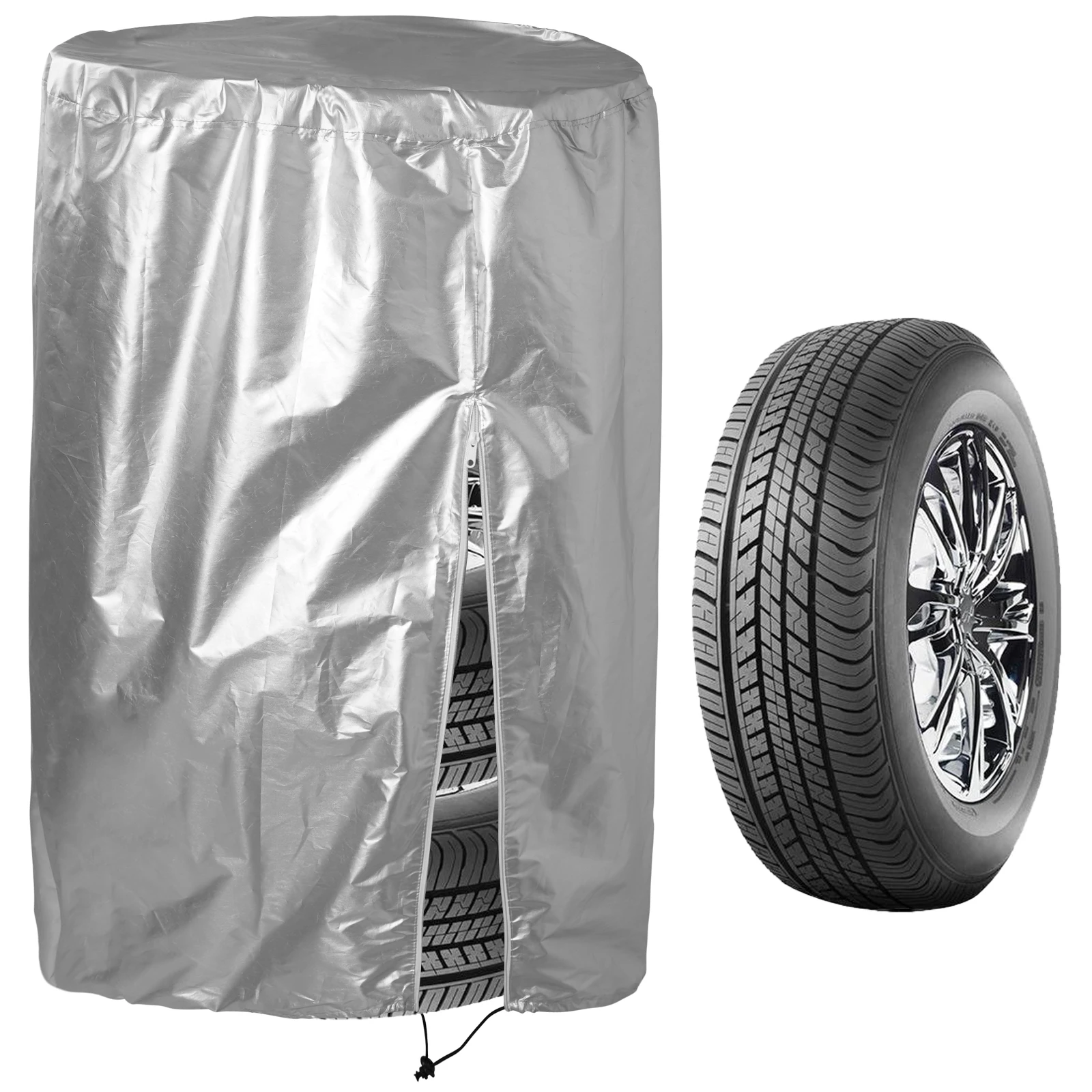 Car Spare Tyre Cover Garage Tire Case Auto Vehicle Automobile Tire
