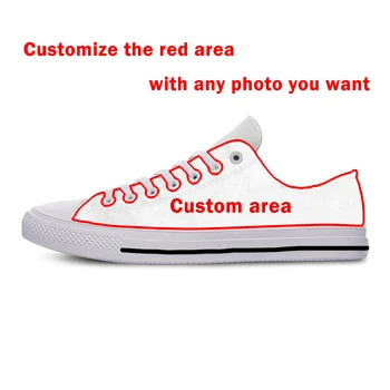 

Low Top High Top Sneakers Walking Sports Casual 3D HD DIY Print Lightweight Shoes Customize Pic Any You Want Print On The Shoes
