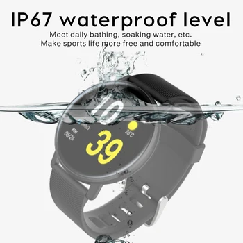 

Smart Watch 1.3 inch Full Screen Touch New Smart Band Waterproof Sport Smart Bracelet IP67 Fitness Tracker Blood Pressure pk l5