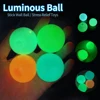 45/65mm Sticky Wall Ball Stress Relief Ceiling Balls Soft TPR Kids Decompression Toy Tossing Squash Ball Luminous Target Ball 3