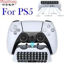 

3.5mm Wireless ABS Gamepad Keyboard Bluetooth-Compatible 3.0 Controller for SONY PS5 Playstation 5 Dualsence Built in Speaker