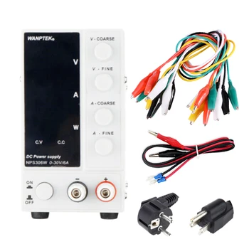 

NPS 306W/605W/3010W/1203W Mini Switching Regulated Adjustable DC Power Supply with power display 30V6A/60V10A 0.1V/0.01A/0.01W
