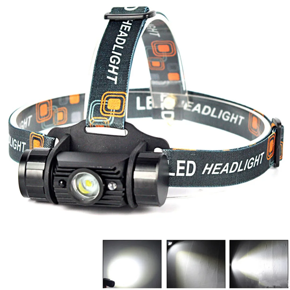

Mini Headlight Flashlight Lantern Headlamp Torch Waterproof IR Sensor LED USB Rechargeable