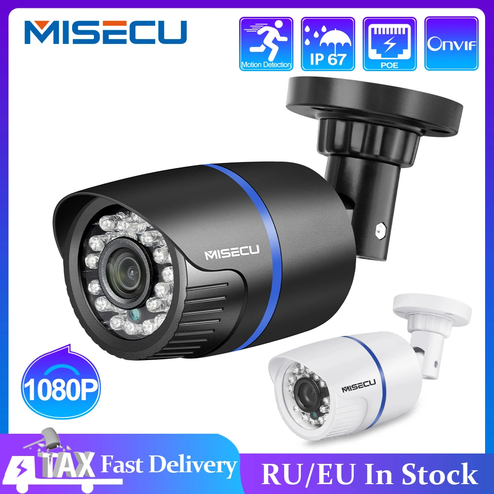 MISECU 2 8 мм IP Камера 1080 P 960 720 ONVIF P2P обнаружения движения RTSP оповещение по
