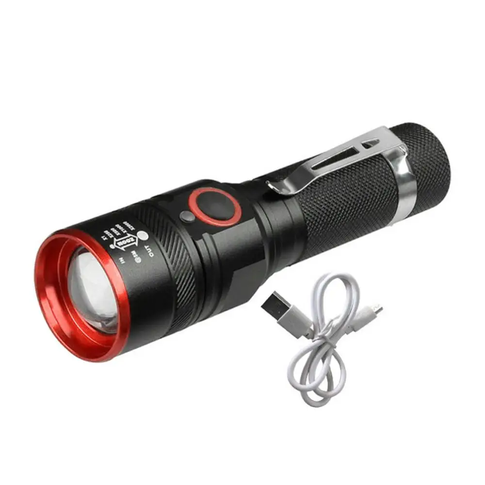 LED 3 Gear Glare T6 8000 Lumen Flashlight Outdoor Multifunction Aluminum Alloy Camping/Night Fishing/Hiking Zoomable Torch Light LED 3 Gear Glare T6 8000 Lumen Flashlight Outdoor Multifunction Aluminum Alloy Camping/Night Fishing/Hiking Zoomable Torch Light