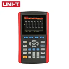 UNI-T UTD1025CL Handheld Digital Storage Oscilloscope 3.5LCD Digital Display 1Channels 200MS/s Sample Rate USB Communication professional device jinhanic jds2012a digital handheld oscilloscope 1 channels 20mhz 200msa s sample rate os eu plug