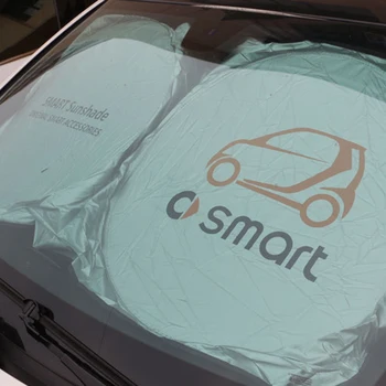 

Car Styling Sunshade Windshield Front Window Sun Shade UV Resistant Protector For Smart 451 453 fortwo forfour Car Accessories