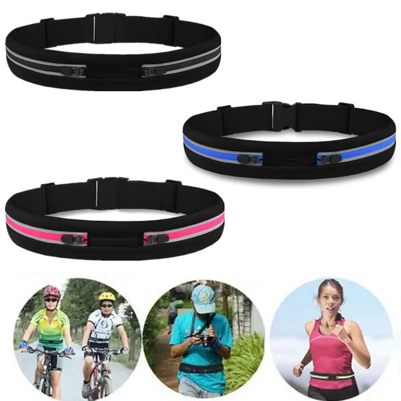 Newest Ultralight Sports Bag Waterproof Outdoor Running Waist Bag Pocket Phone Holder Pack Cycling Bum Bag Jogging Belt Fitness