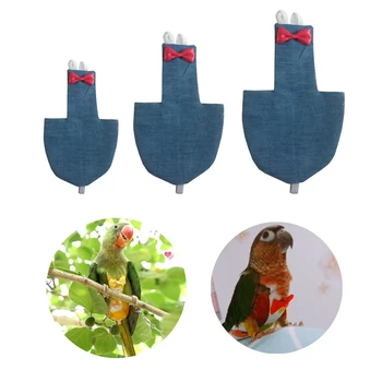 

3Pcs Birds Parrot Reusable Nappies Pocket Fabric Diaper Bird Parrot Pee Pad