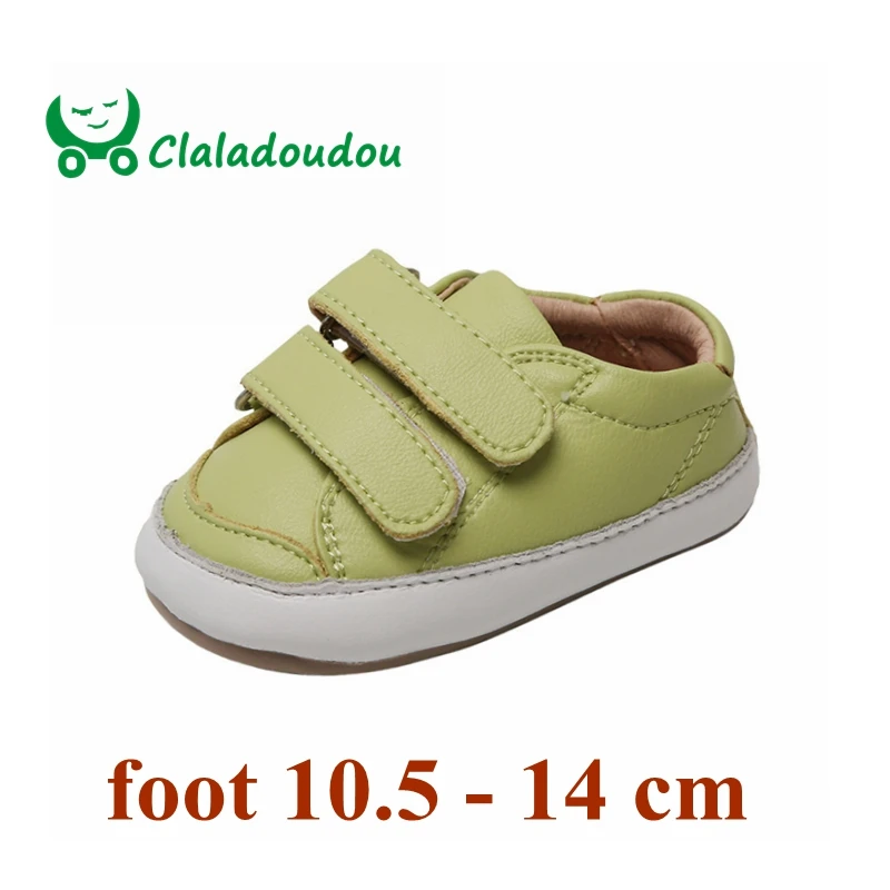 

Claladoudou 11.5-14.5cm Brand Baby First Walkers Solid Candy Color Pu Leather Shoes For Toddler Autumn 0-3Years Girls Boys Shoes