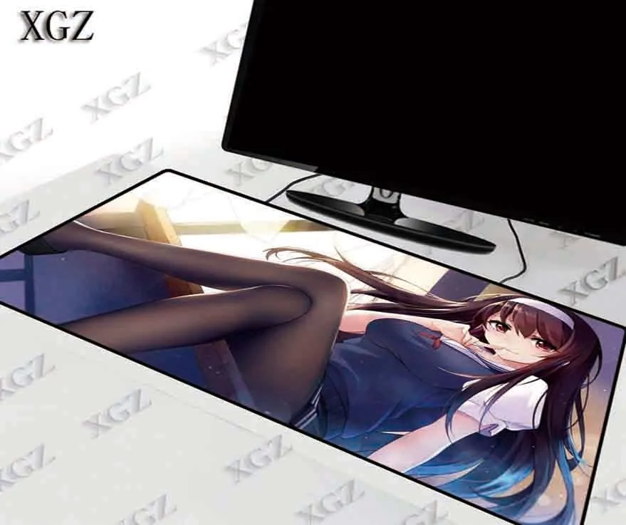 Большой игровой коврик для мыши XGZ с большой грудью и длинными ножками