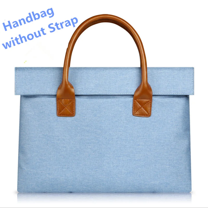 blue no strap Сумка для ноутбука сумка для ноутбука чехол для Macbook Air Pro 13 15 retina 14 15,6 Для lenovo Dell, HP, Asus Женская Мужская сумка на плечо - Цвет: blue no strap